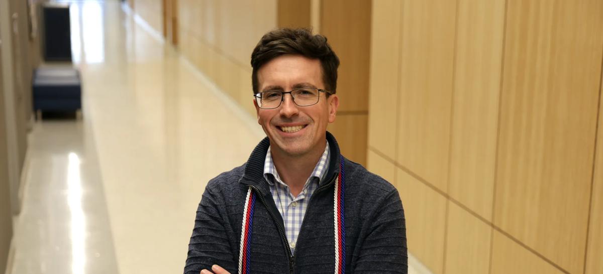 While working at Military Sealift Command, Brendan Pigott ’25 earned an online MPA from ODU.