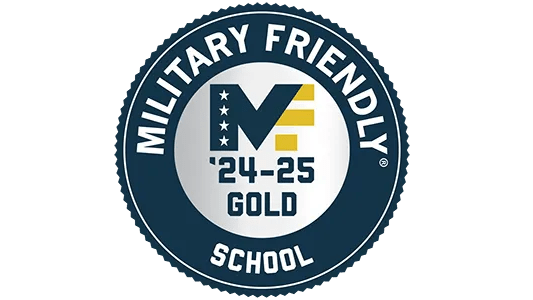 Military Friendly School 2024-25 Gold Award by Viqtory