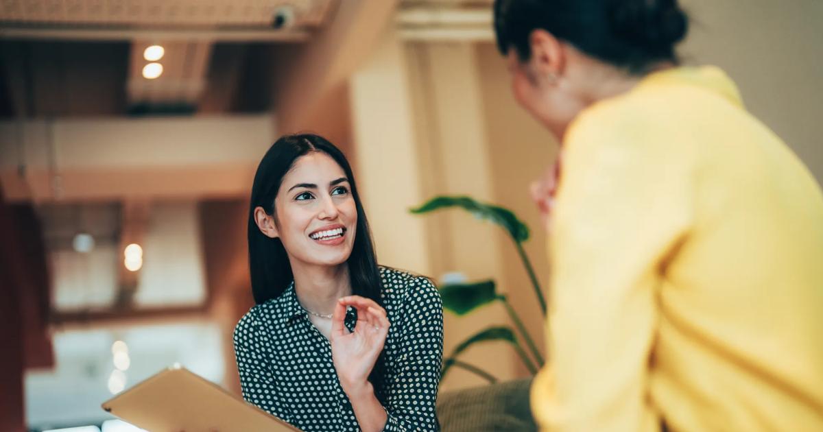 A student chats about their degree plan 
